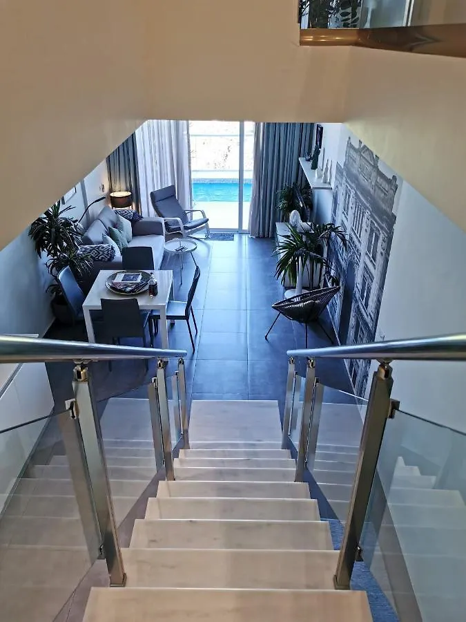 Duplex Maisonette With Heated P-Pool And Jacuzzi San Ġiljan Hébergement de vacances